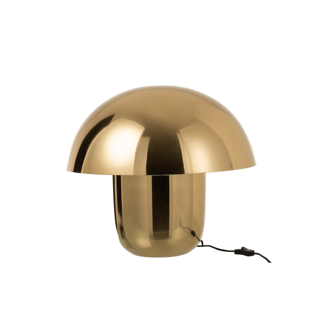 J-Line Lamp Paddenstoel Ijzer Goud Large