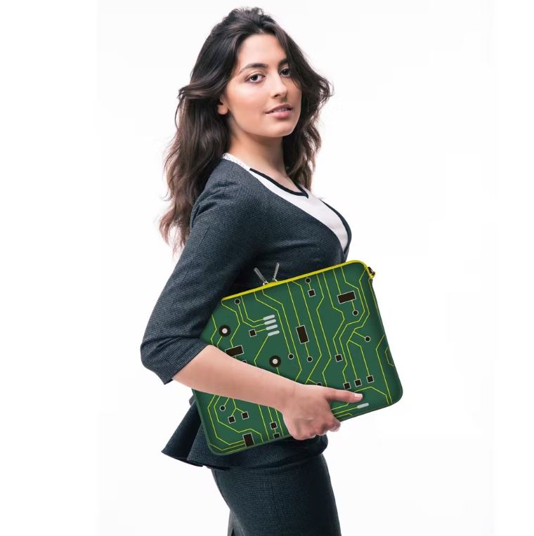 Digittrade Designer Laptoptas Green IT 15 inch Neopreen model