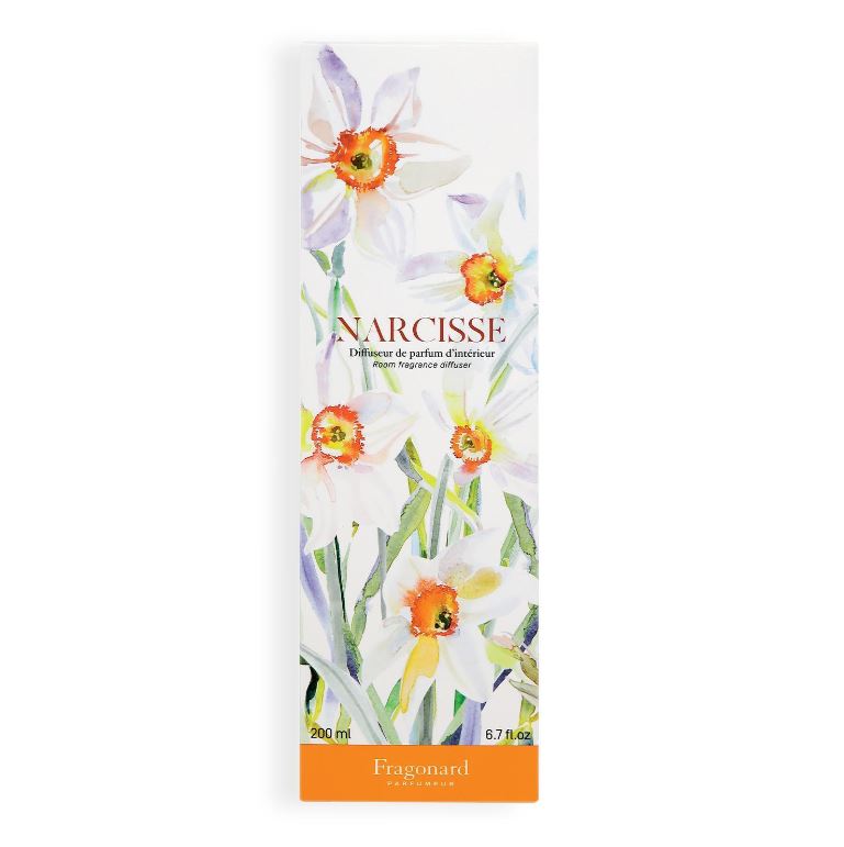 Fragonard Geurstokjes Narcisse verpakking diffuseur de parfum