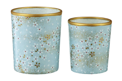 Lili's Loft Grote theelichthouder Blue Wind set