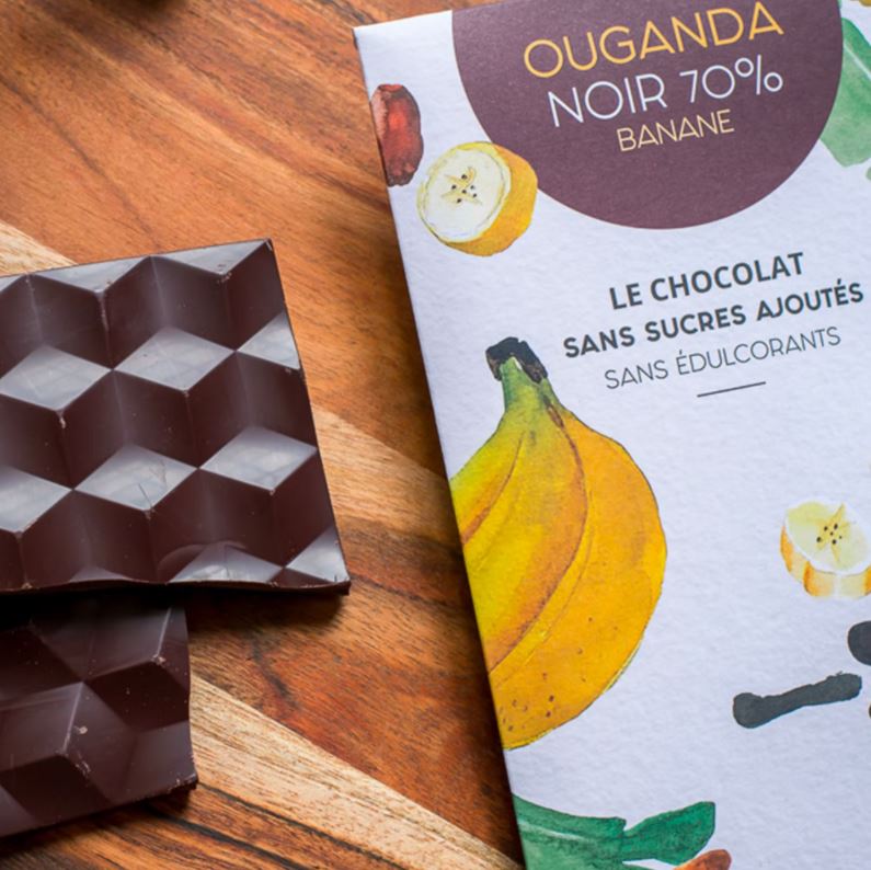 Néo Gourmets Chocolade Oeganda Noir 70% met Banaan
