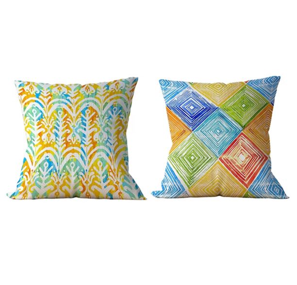 Piece of Trend Set van 2 Kussens Greenikat 43x43cm S3