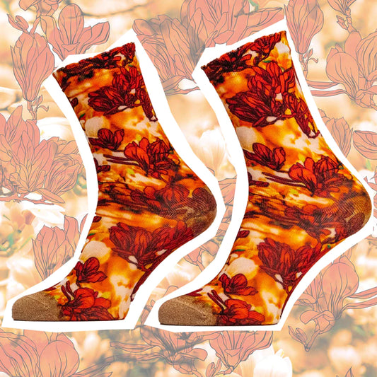 Sock My Feet Damessok Sock My Autumn Blossom