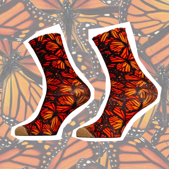 Sock My Feet Damessok Sock My Autumn Butterfly