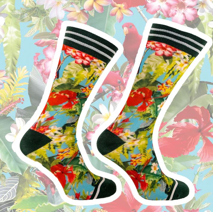 Sock My Feet Herensok Sock My Tropical Birds