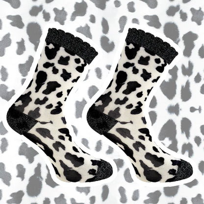 Sock My Feet Damessok Sock My Cow Skin