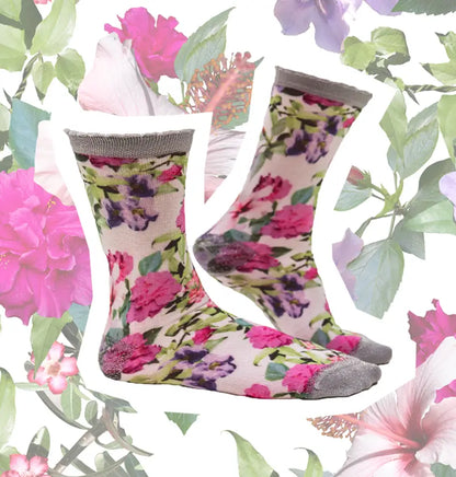 Sock My Feet Damessok Sock My Flowers