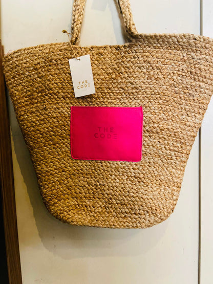 The Code Draagtas met roze voorvakje