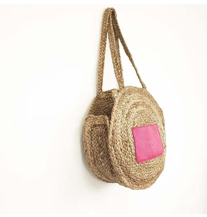 The Code Spain Ronde Draagtas met roze voorvakje