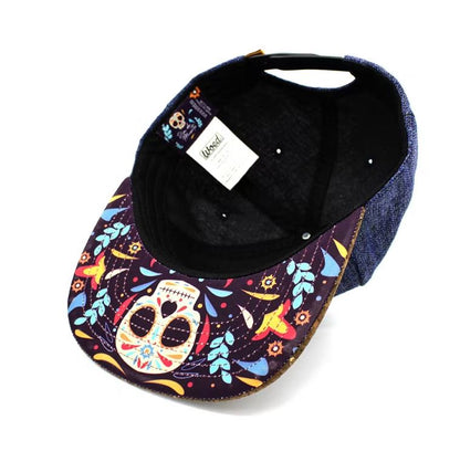 Woed Snapback Dia de Muertos binnenkant