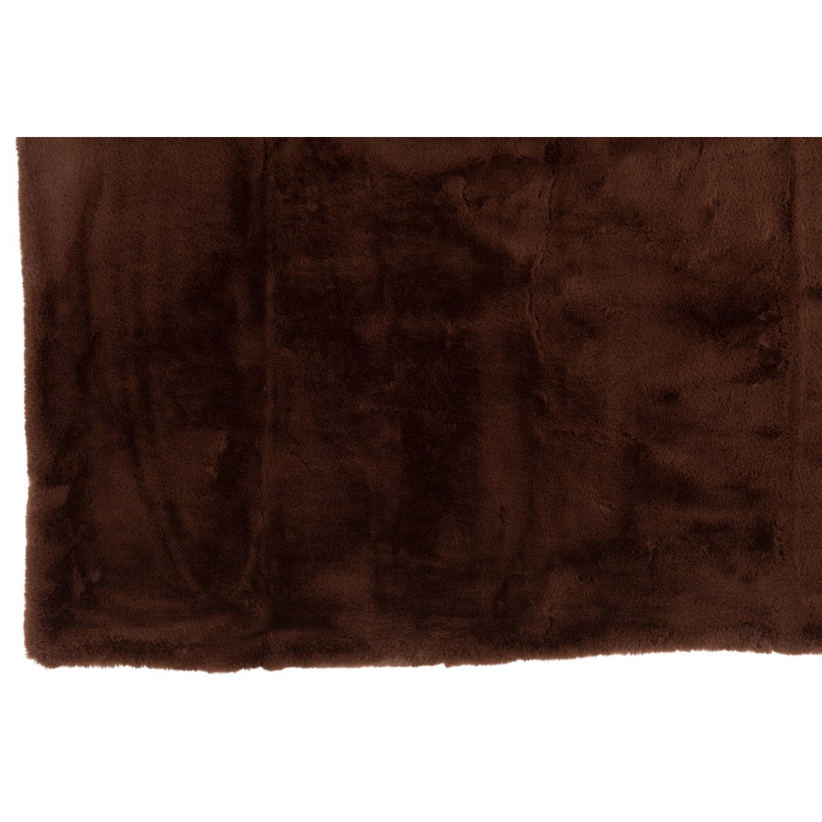 J-Line Plaid Cutie - Fleece Deken – Polyester – 180x130 cm – Bruin