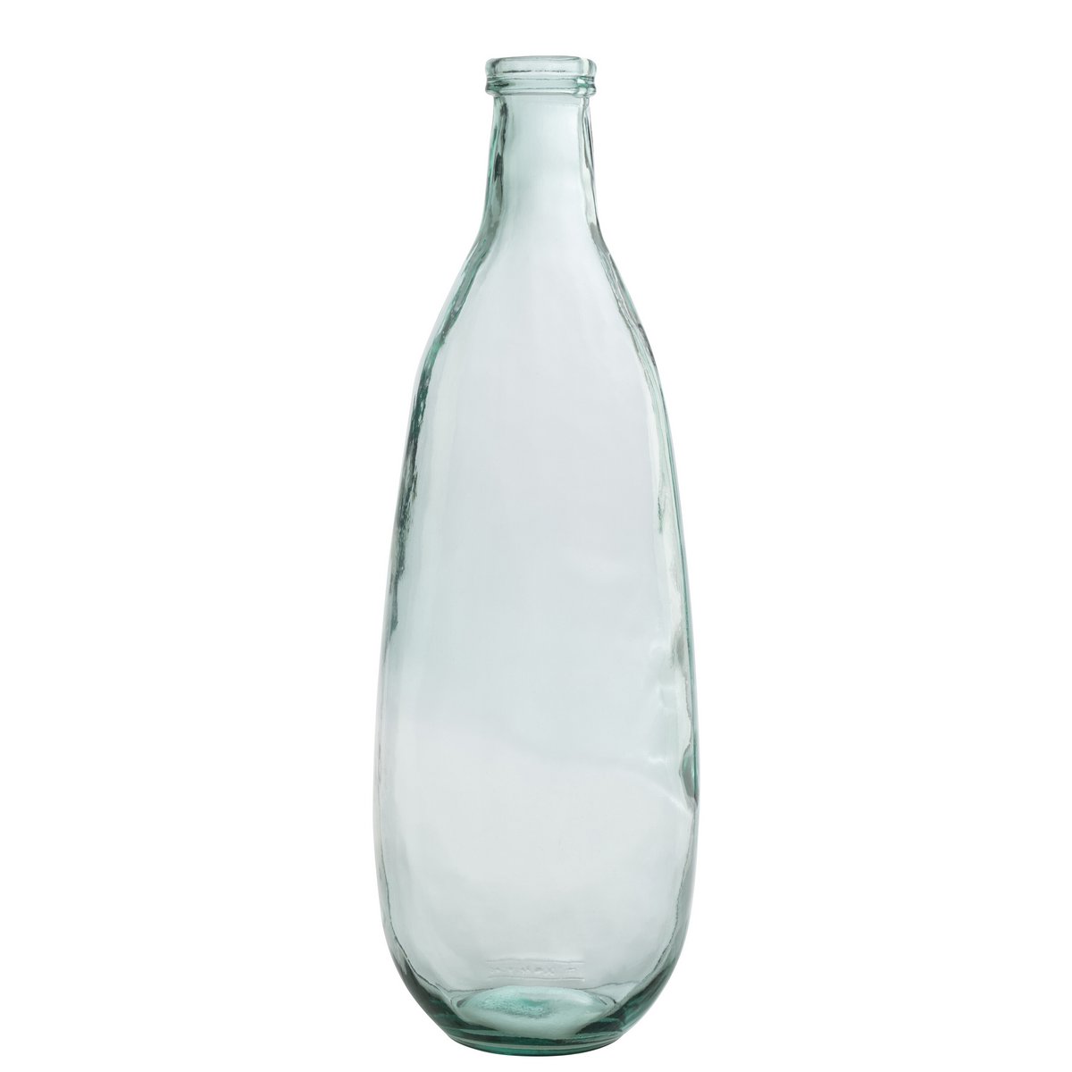 J-Line Vaas Fles Glas Transparant - 75 cm hoog