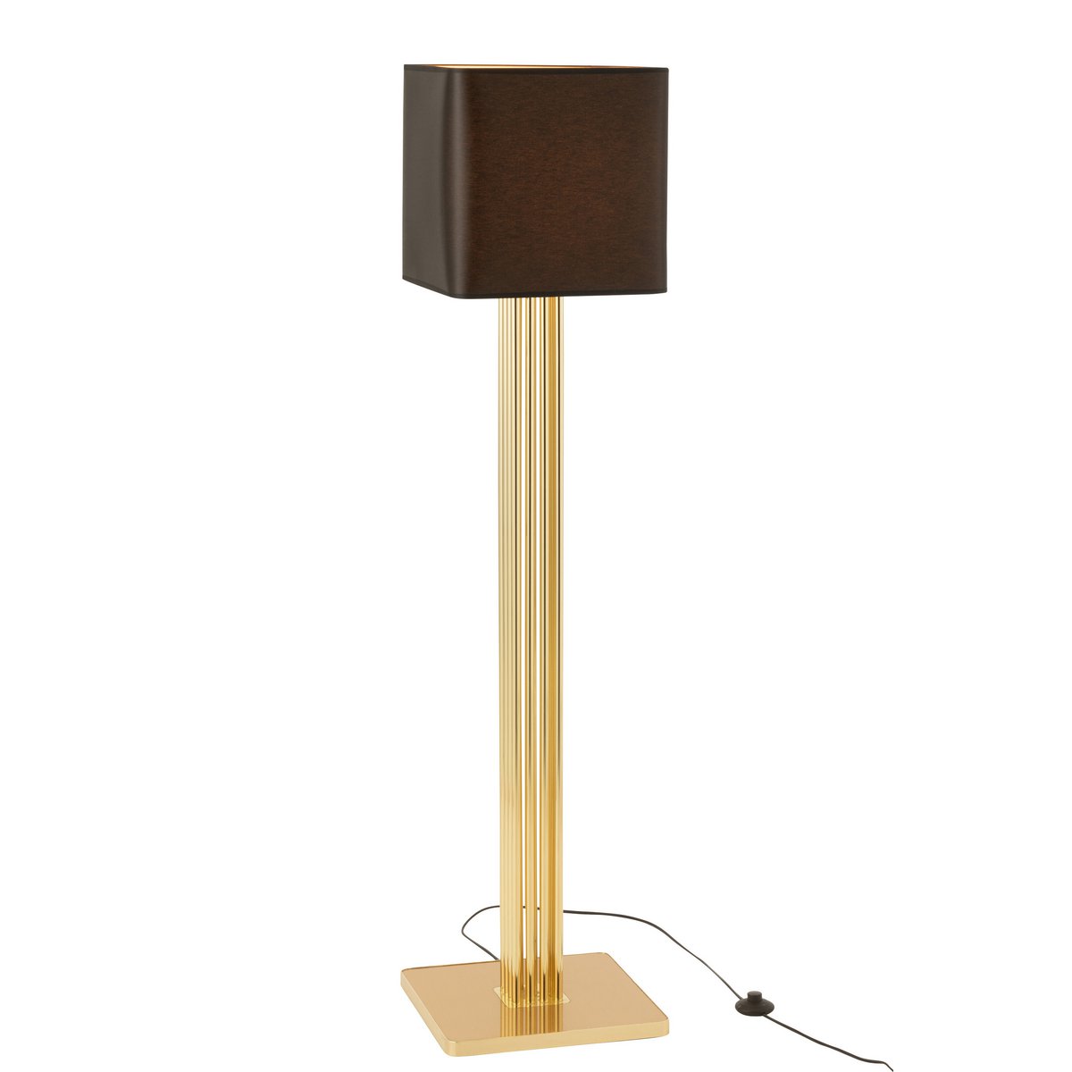 J-Line Lamp Moderna Goud Metaal/Mdf/Textiel