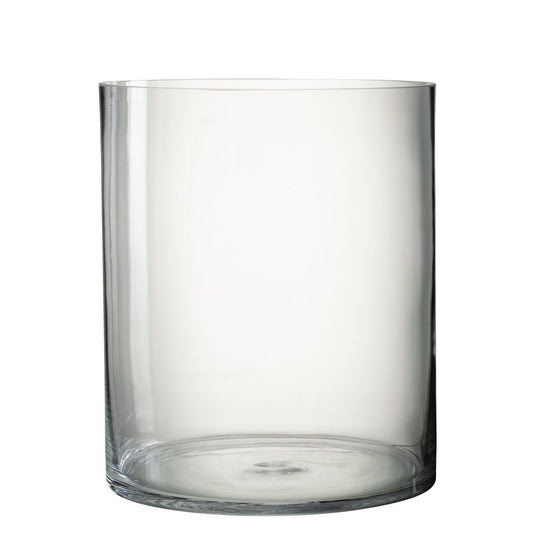 J-Line Vaas Cylinder Tali Glas Transparant - 30 cm hoog