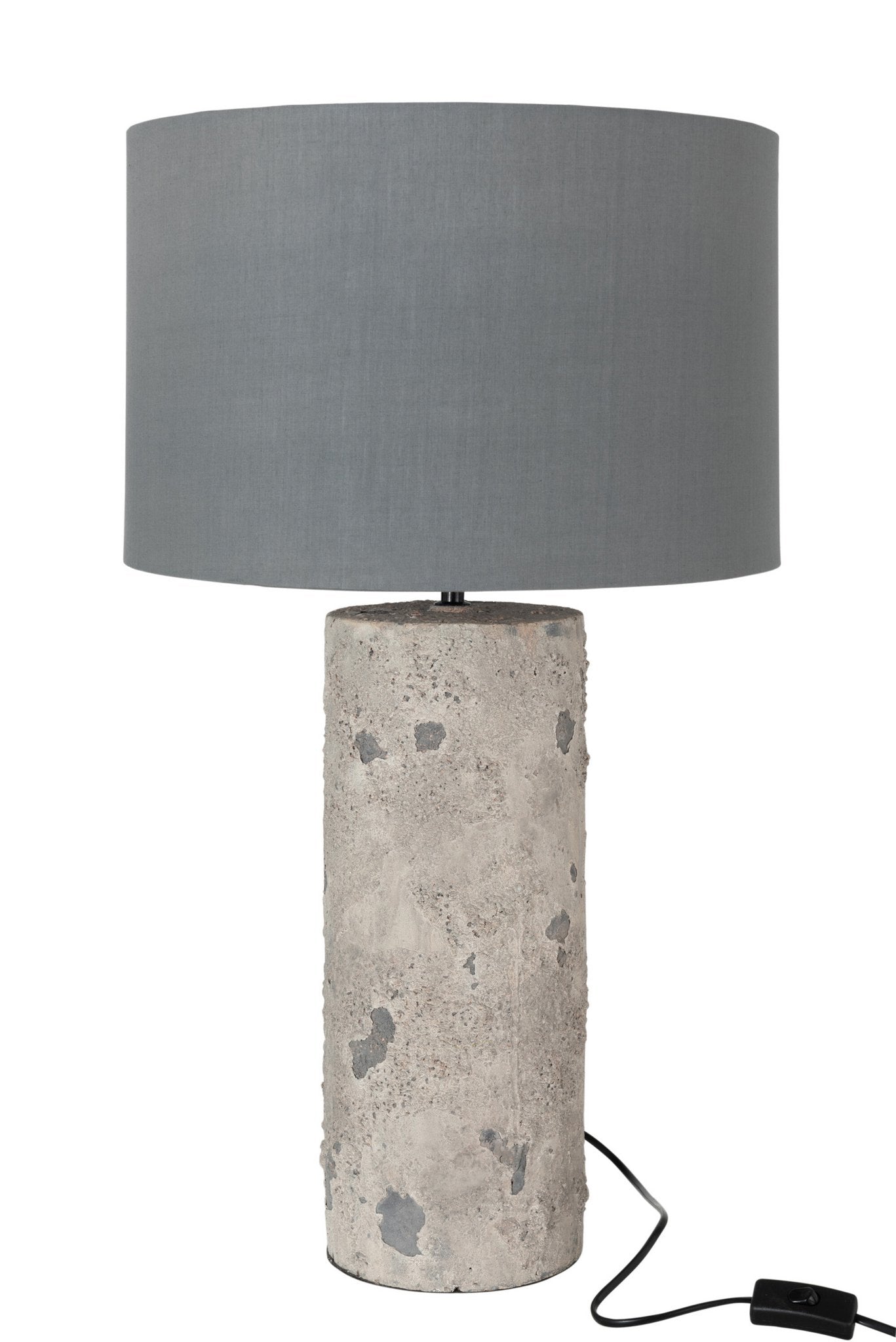 J-Line Lamp+Kap Greta Beton Grijs Large