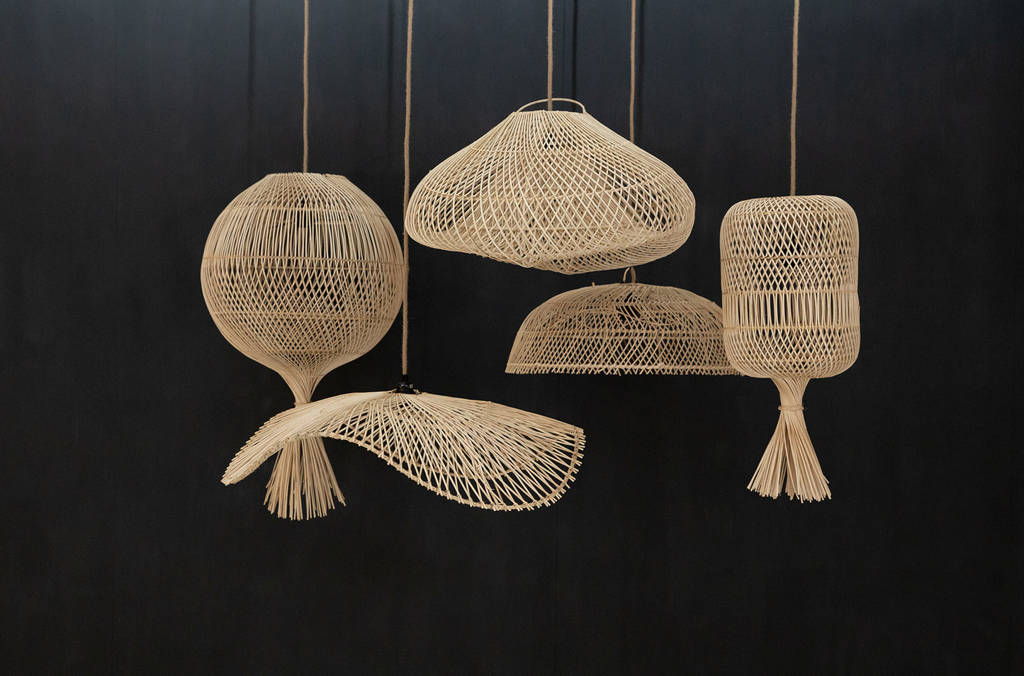 De Dumpling Hang- en Vloerlamp - Naturel - M