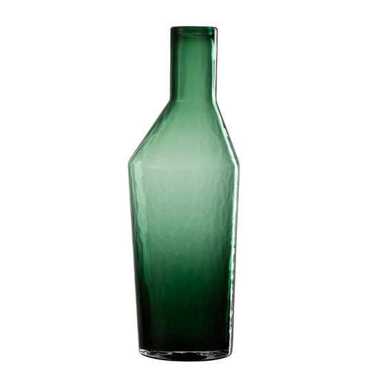 J-Line Fles Decoratief Glas Groen Large - 35.00 cm hoog