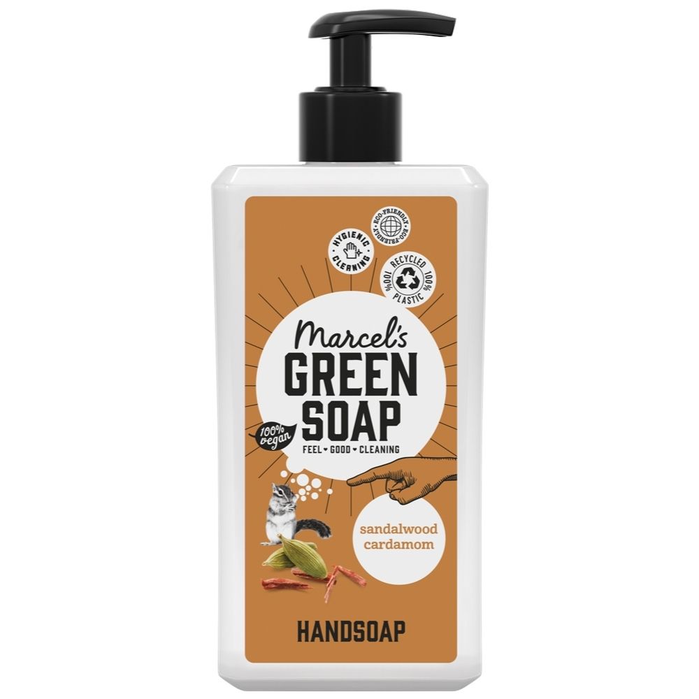 Marcel's Green Soap Handzeep Sandelhout & Kardemon & Handdoek