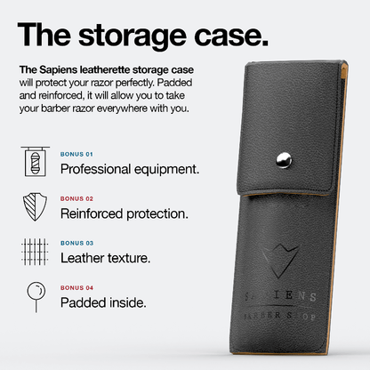 Sapiens Open Scheermes verpakking etui