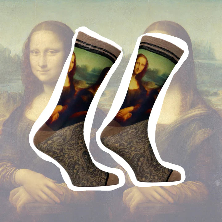 Sock My Feet Herensok Sock My Mona Lisa