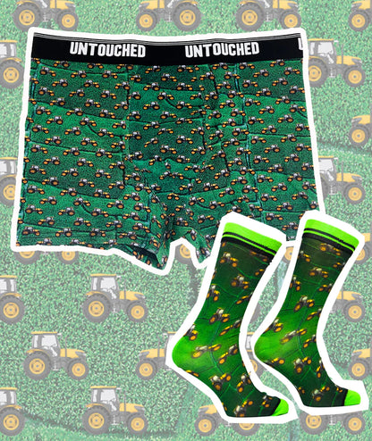 Sock My Feet Giftbox Heren My Tractor Boxer + Sokken