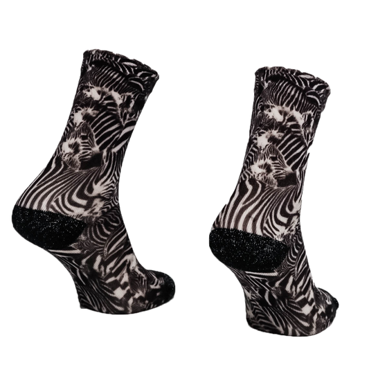 Sock My Feet Damessok Sock My Striped Zebra