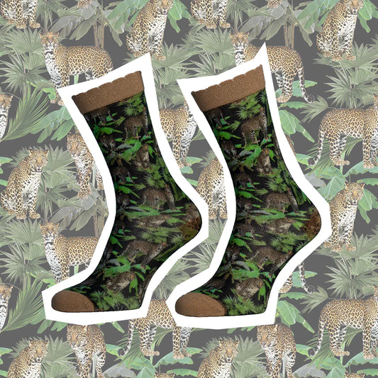 Sock My Feet Sock My Botanical panther