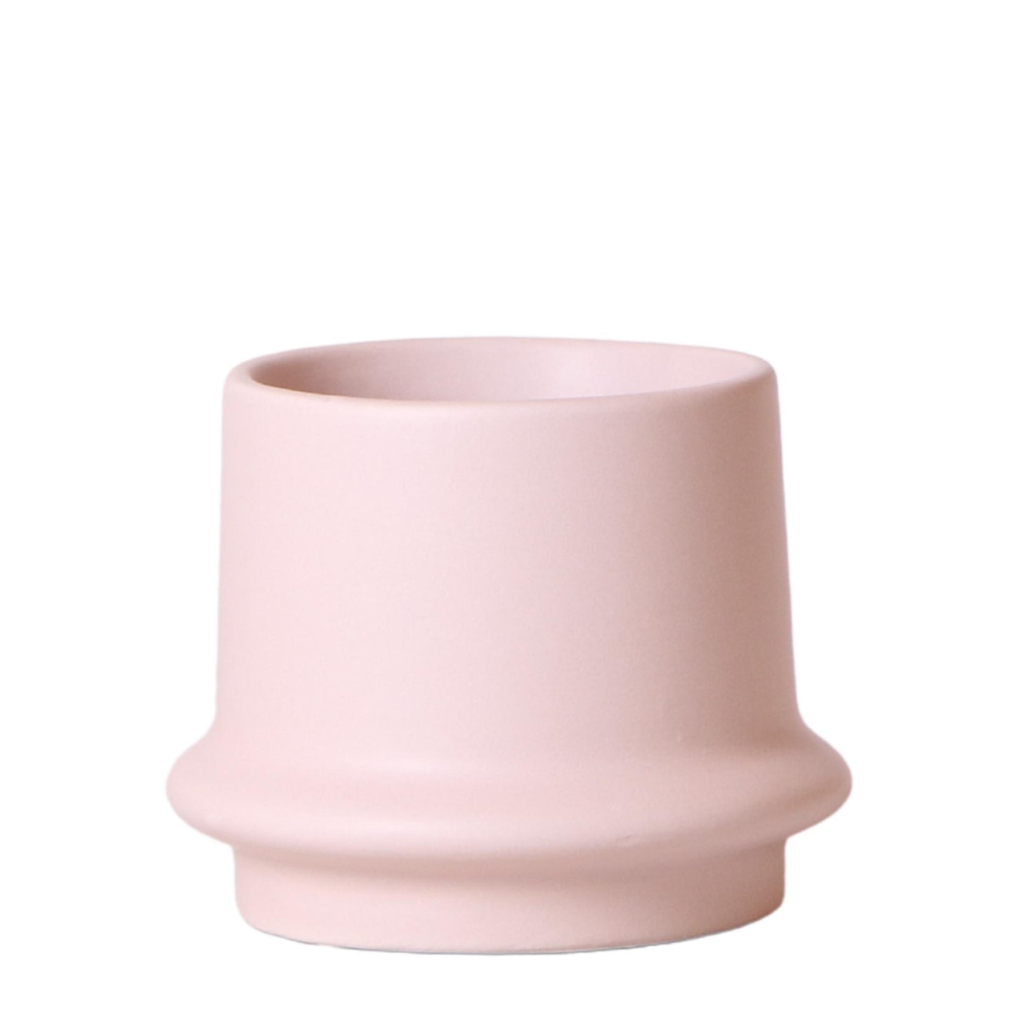 Kolibri Home | Ring bloempot - Nude kleurige keramieken sierpot Ø9cm