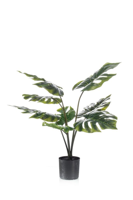 Kunstplant - Monstera Deliciosa - Gatenplant - 85 cm