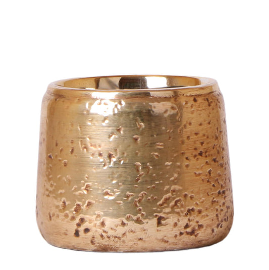 Kolibri Home | Luxury bloempot - Gouden keramieken sierpot - potmaat Ø12cm