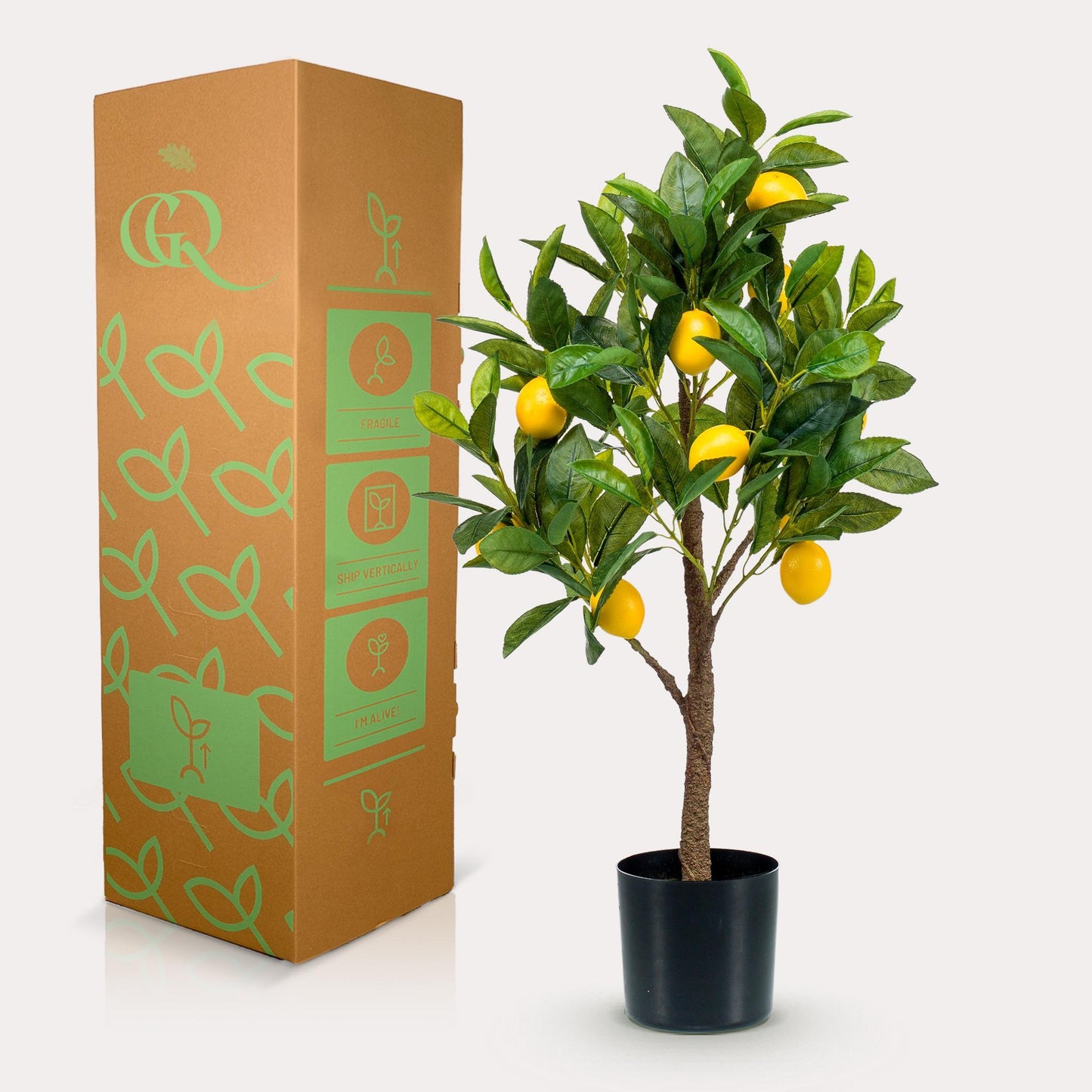 Kunstplant - Citrus Limonia - Citroenboom - 72 cm