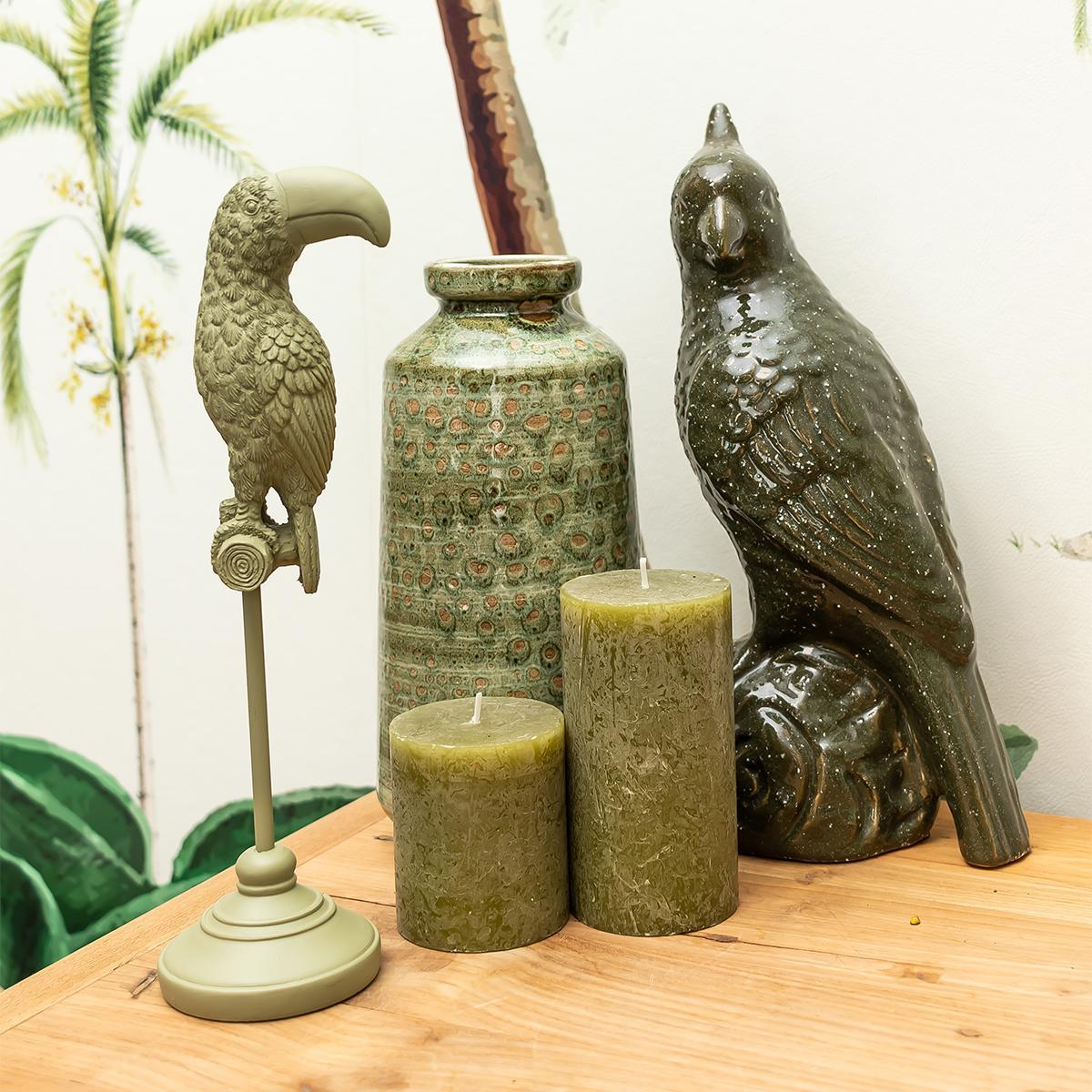 Kolibri Home | Ornament - Decoratie beeld Toucan groen