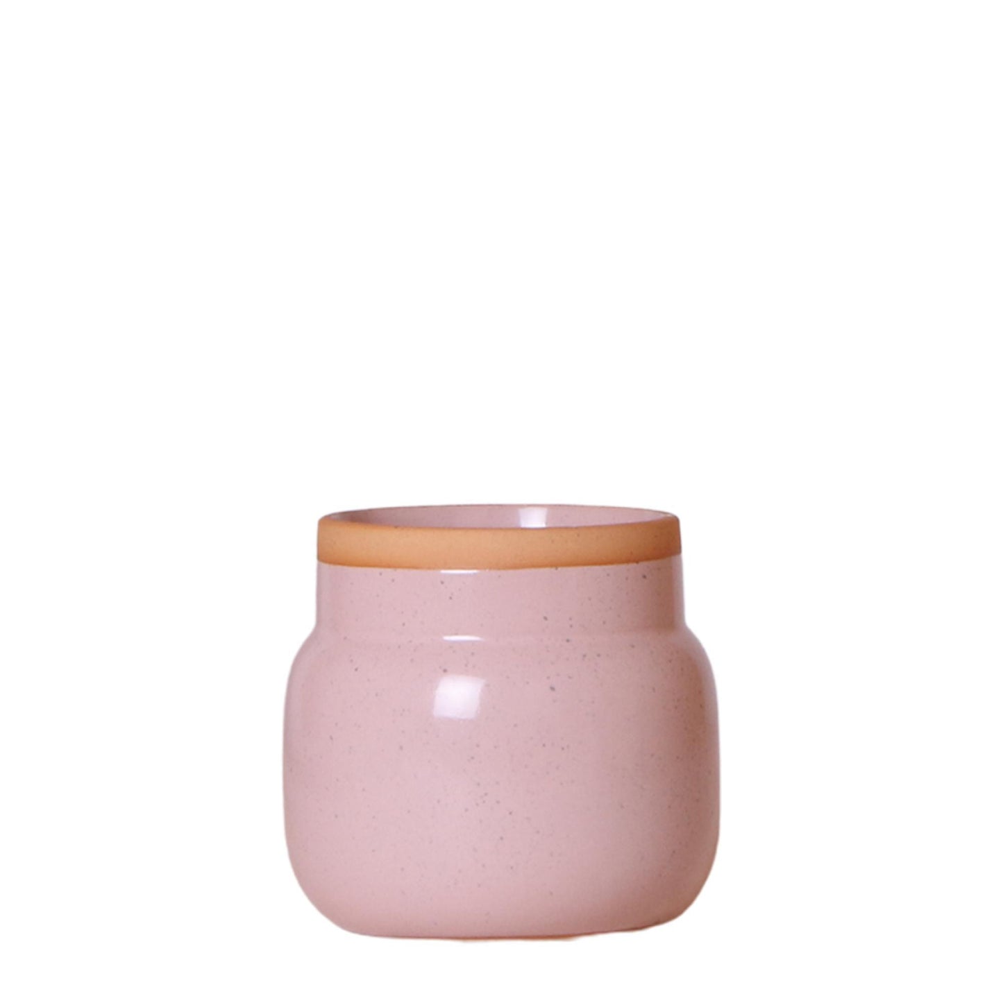 Kolibri Home | Vintage bloempot - Roze keramieken sierpot Ø9cm